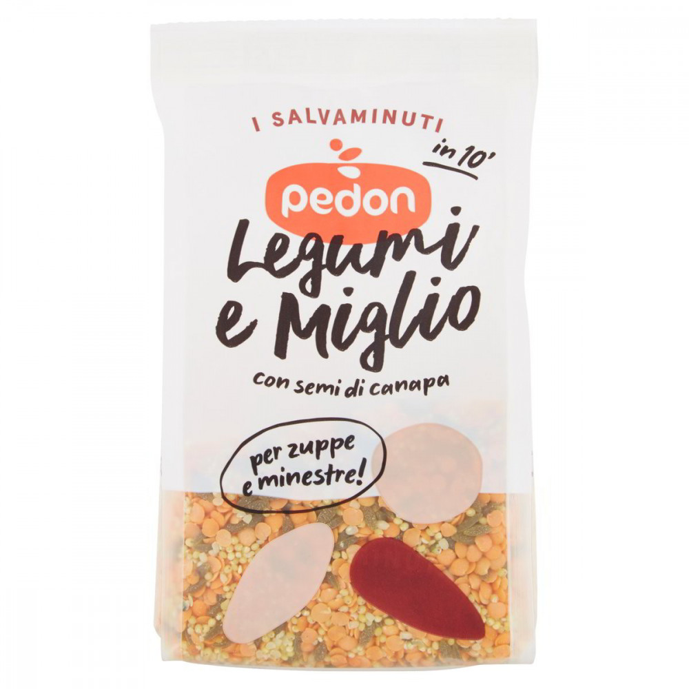 LEGUMI E MIGLIO PER ZUPPE E MINESTRE