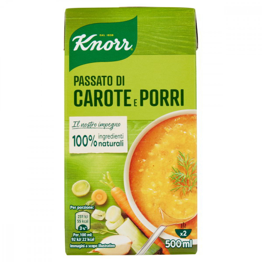 PASSATO DI CAROTE E PORRI