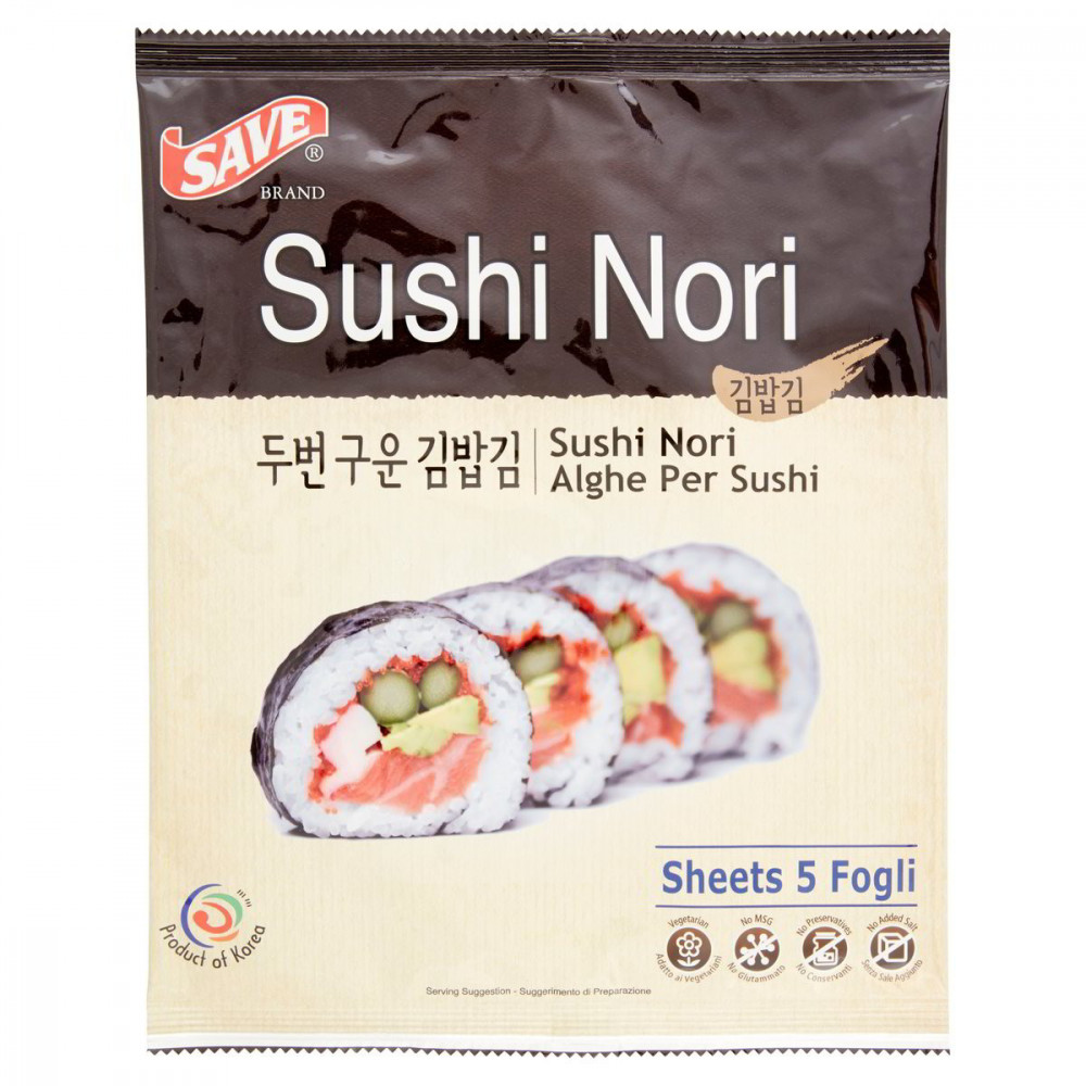 Save sushi nori morské riasy 5 plátkov