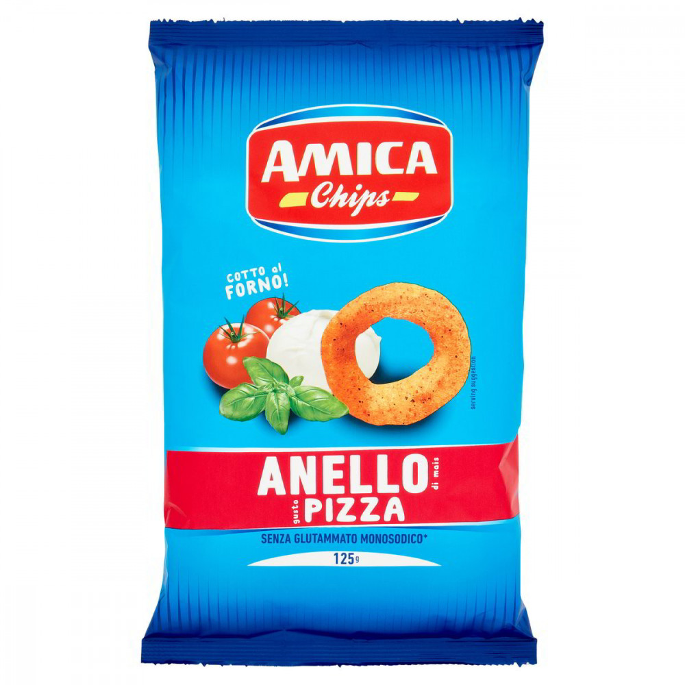 AMICA CHIPS ANELLI GUSTO PIZZA  125gr