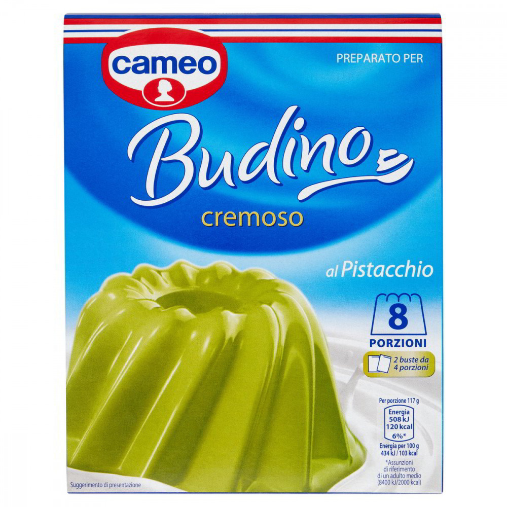 CAMEO BUDINO PISTACCHIO X 2 BUSTE 122gr