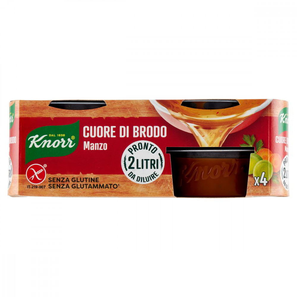 KNORR CUOR DI BRODO MANZO X4 X4 GR.112