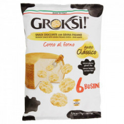 GROK SNACK CROCCANTE CON GRANA PADANO 12X6gr