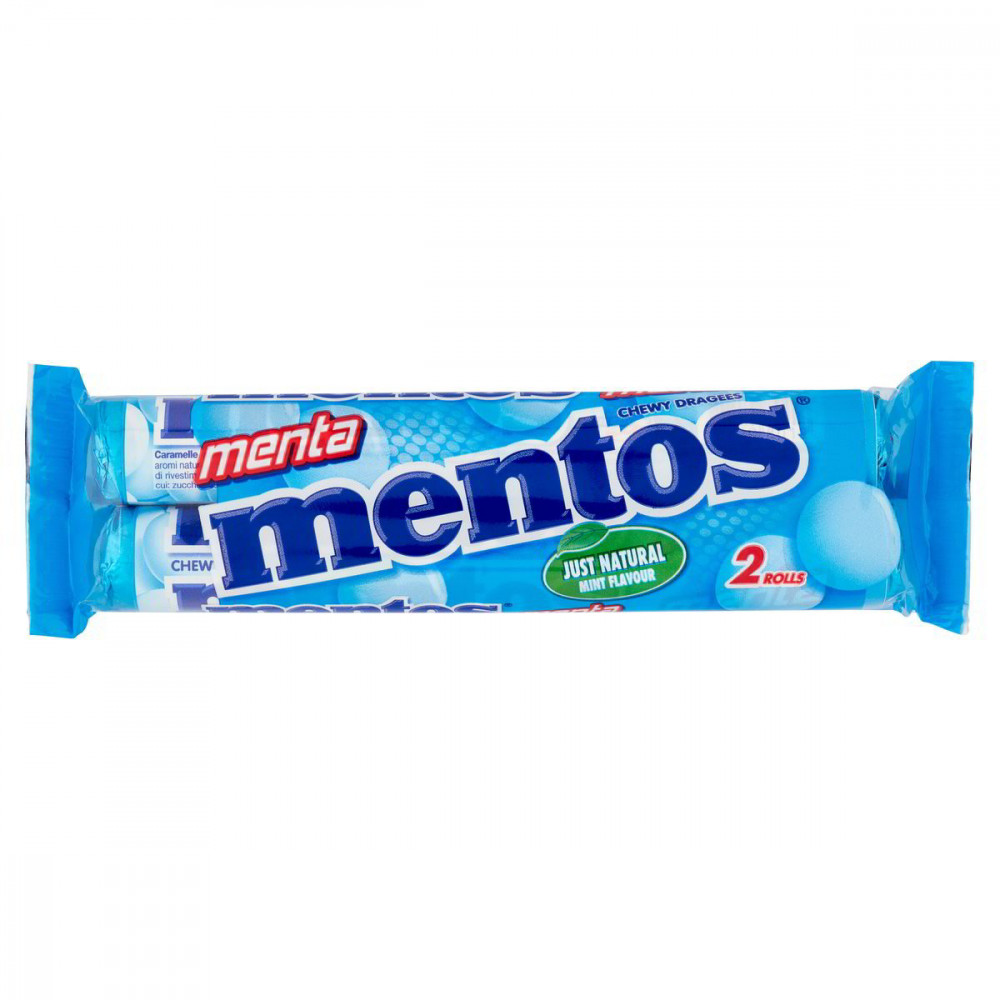 Mentos mentolové cukríky 2 balenia - 38 g X2