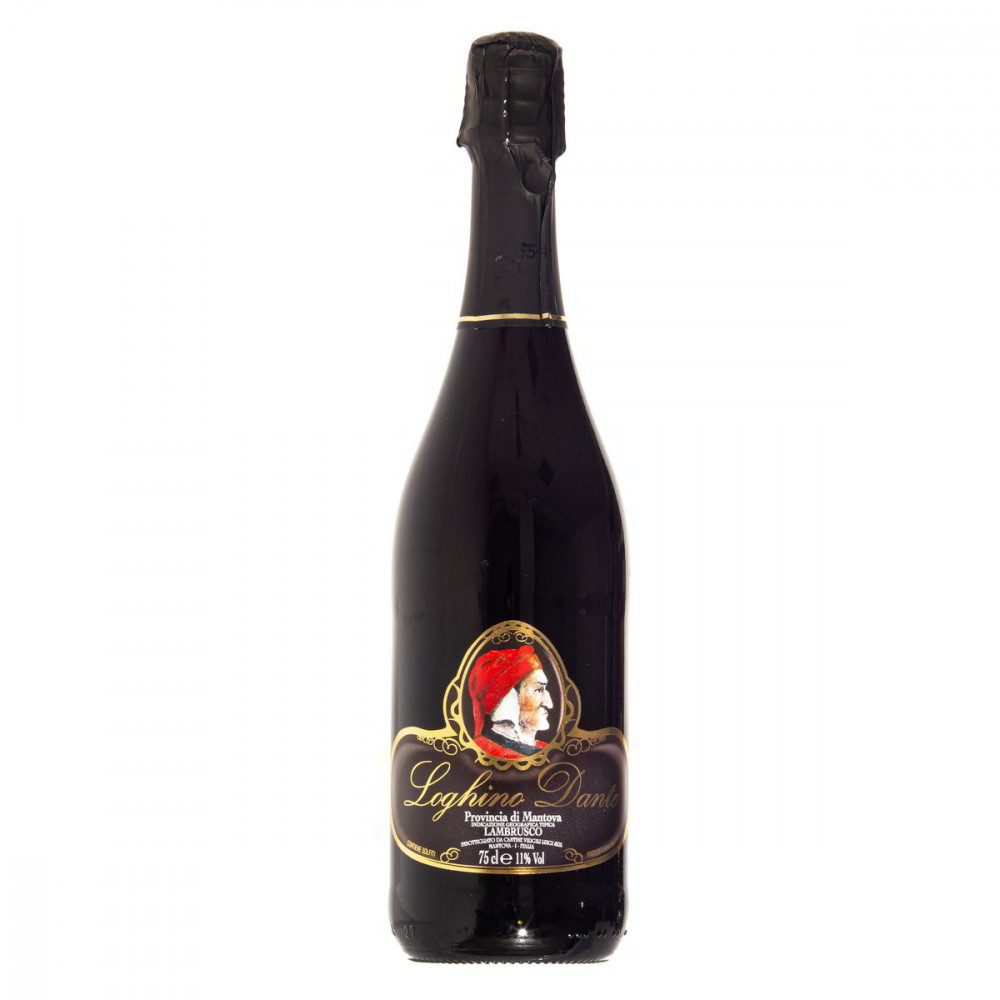 CANTINE VIRGILI VINO LOGHINO DANTE LAMBRUSCO MANTOVANO DOC SECCO  750ml