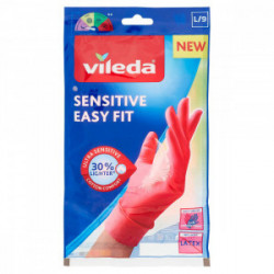 VILEDA GUANTI SENSITIVE EASY FIT "L" PZ.1