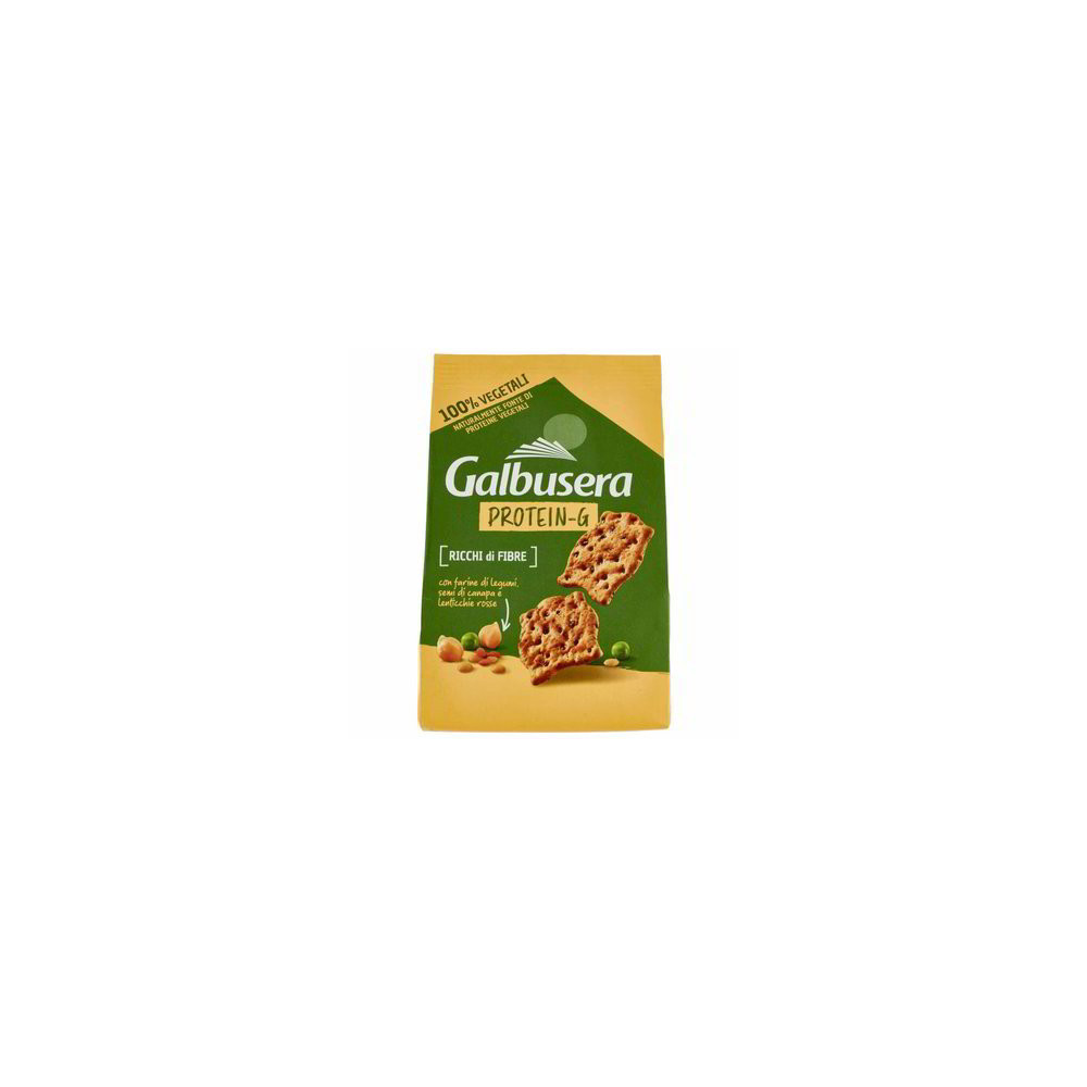 GALBUSERA MINI CRACKER CON LEGUMI E SEMI DI CANAPA  200gr