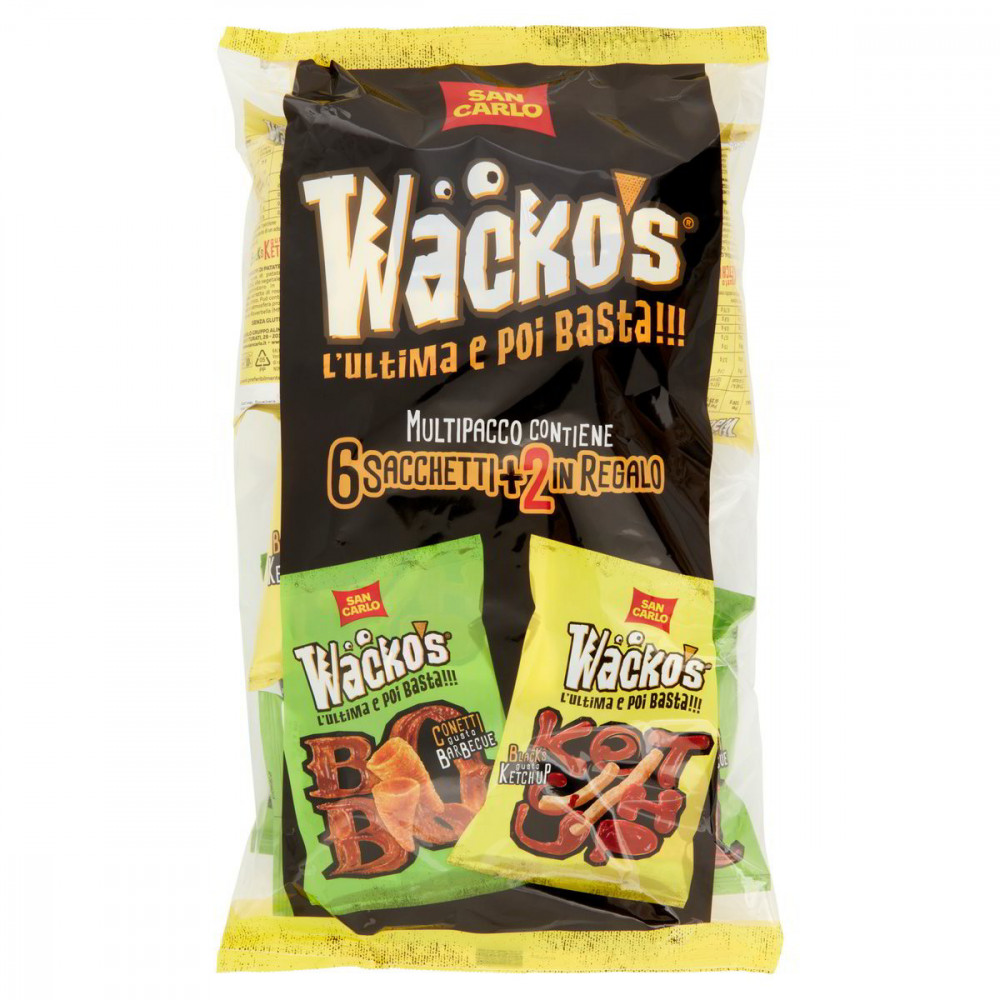 WACKO'S CHIPS MULTIPACK 25X8 200gr