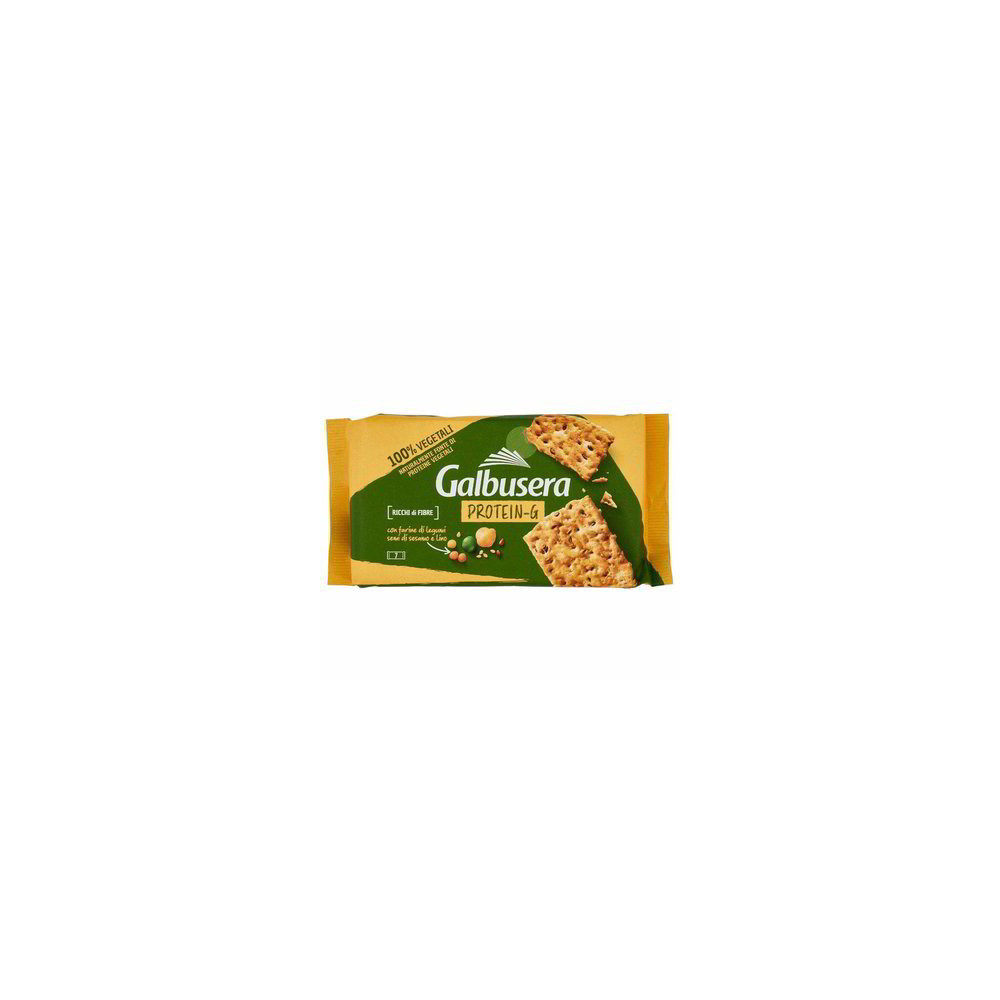 GALBUSERA CRACKER CON FARINE DI LEGUMI E SEMI  40 X 7 PZ.gr