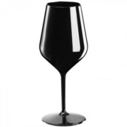 GOLD PLAST CALICE WINE/COCKTAIL NERO CC470X1