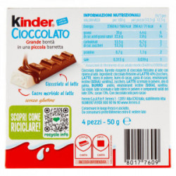 KINDER CIOCCOLATO