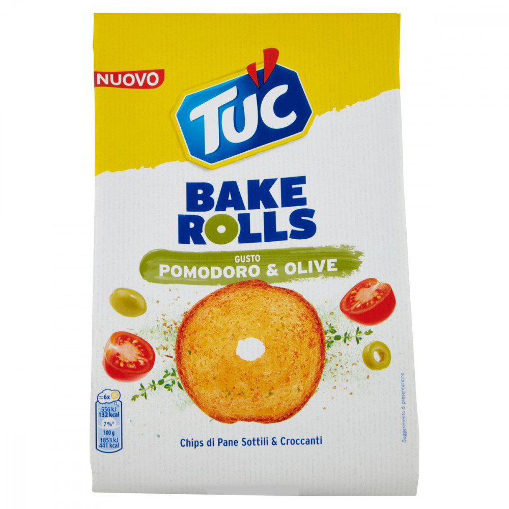 Tuc bake rolls paradajky a olivy 150g