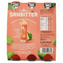 Sanbitter grapefruit aperitív bez alkoholu 3x200ml