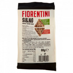 FIORENTINI SNACK SI&NO RISO NERO  80gr