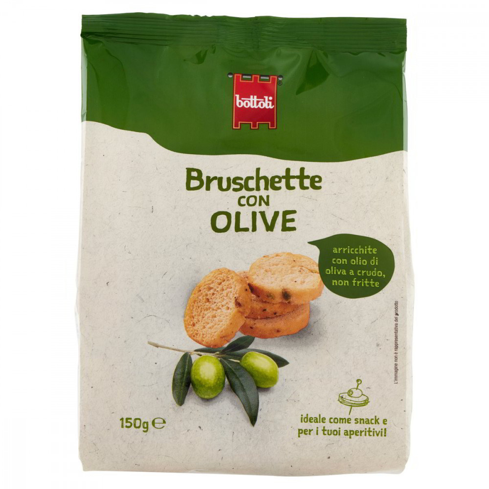 P.PANE BRUSCHETTE OLIVE GR150