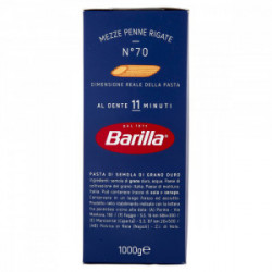 Barilla semolinové cestoviny Mezze Penne Rigate n.70 1kg