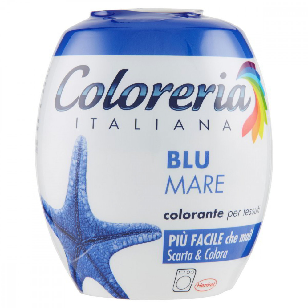 COLORERIA PER TESSUTI BLU MARE