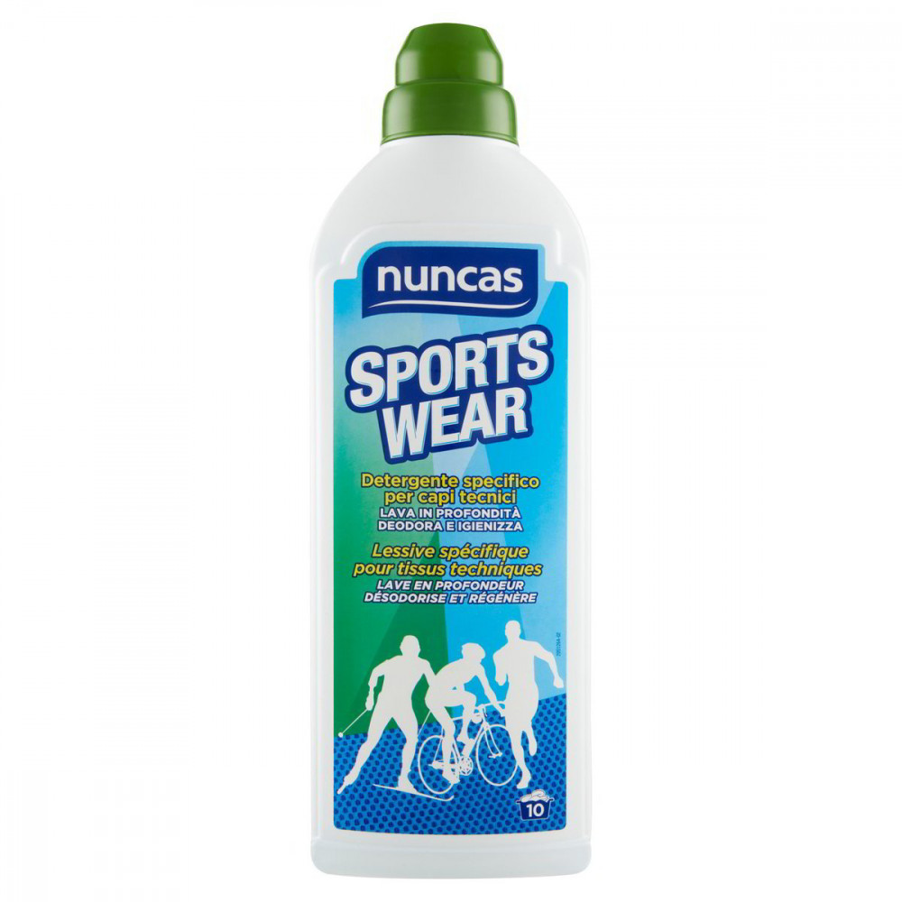 DETERGENTE SPORTSWEAR BUCATO IN LAVATRICE/A MANO