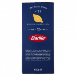 Barilla semolinové cestoviny Conchiglie n.93 500g