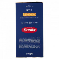 Barilla semolinové cestoviny Fusilli n.98 500g