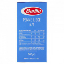 Barilla semolinové cestoviny Penne Lisce n.71 500g