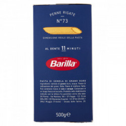 Barilla semolinové cestoviny Penne Rigate n.73 500g