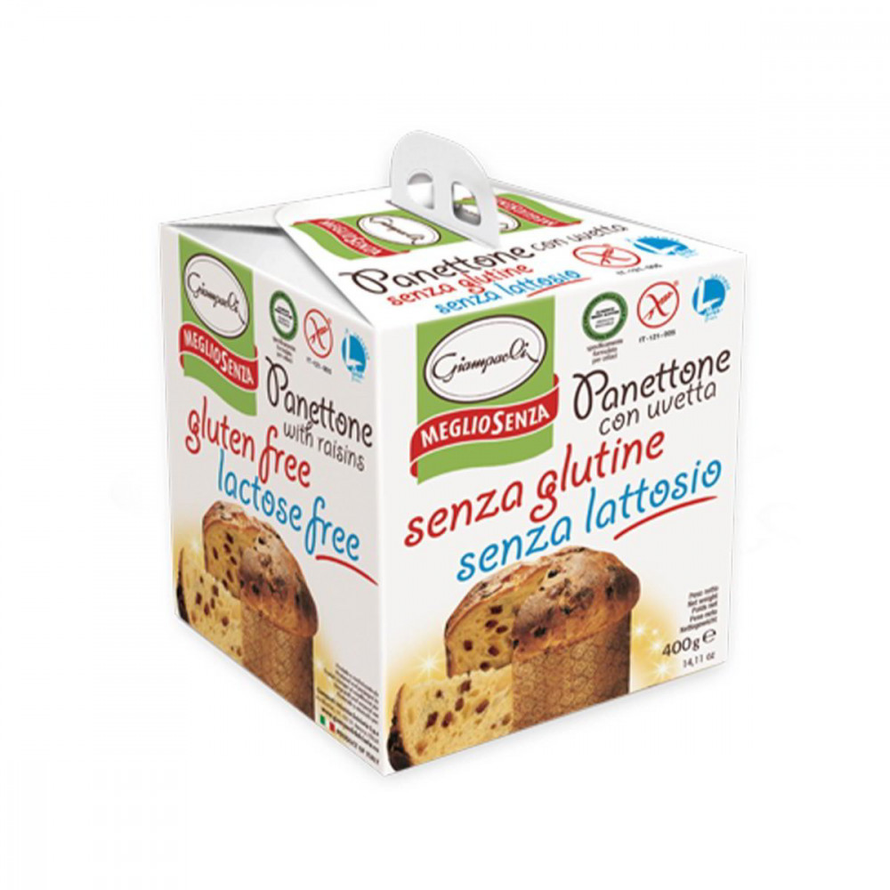 GIAMPAOLI PANETTONE UVETTA SENZA GLUTINE GR.400 400gr