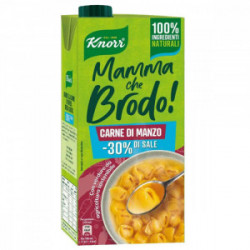 KNORR MAMMA CHE BRODO MANZO -30%S LT.1 1lt