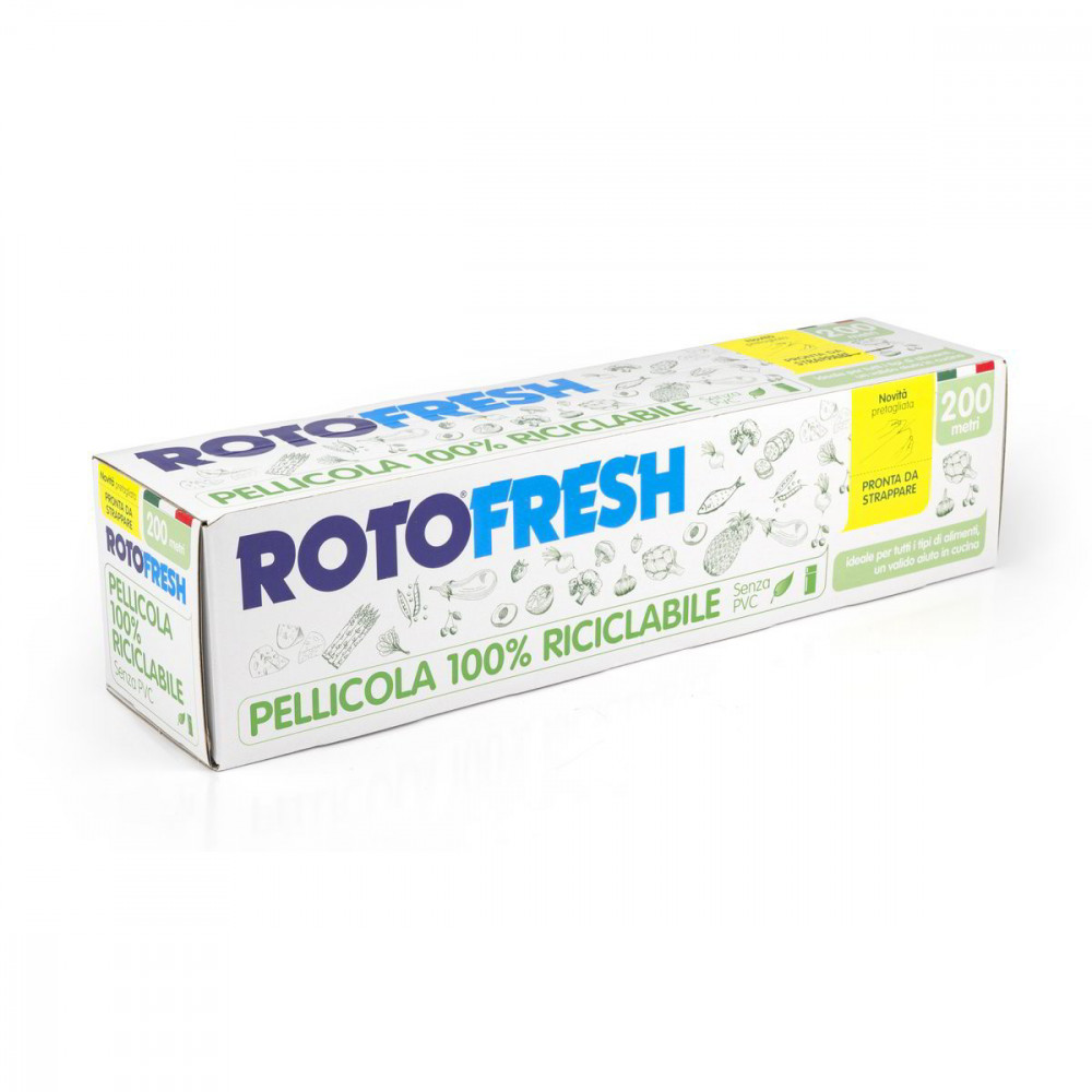 PELLICOLA PRETAGLIATA SENZA PVC E 100% RICICLABILE