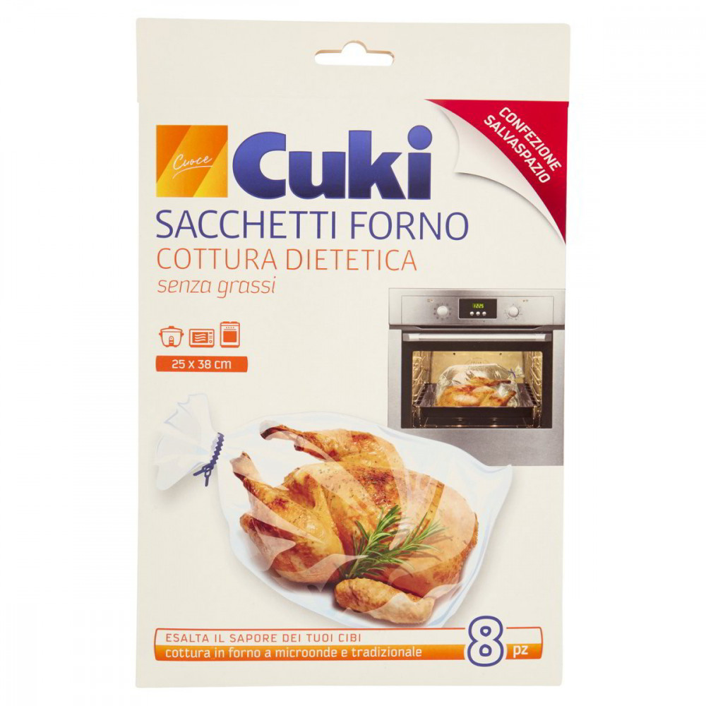 SACCHETTI COTTURA FORNO 25X38