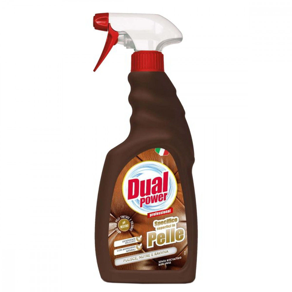 DUAL POWER DETERGENTE SPECIFICO SUPERFICI IN PELLE SPRAY 500ml