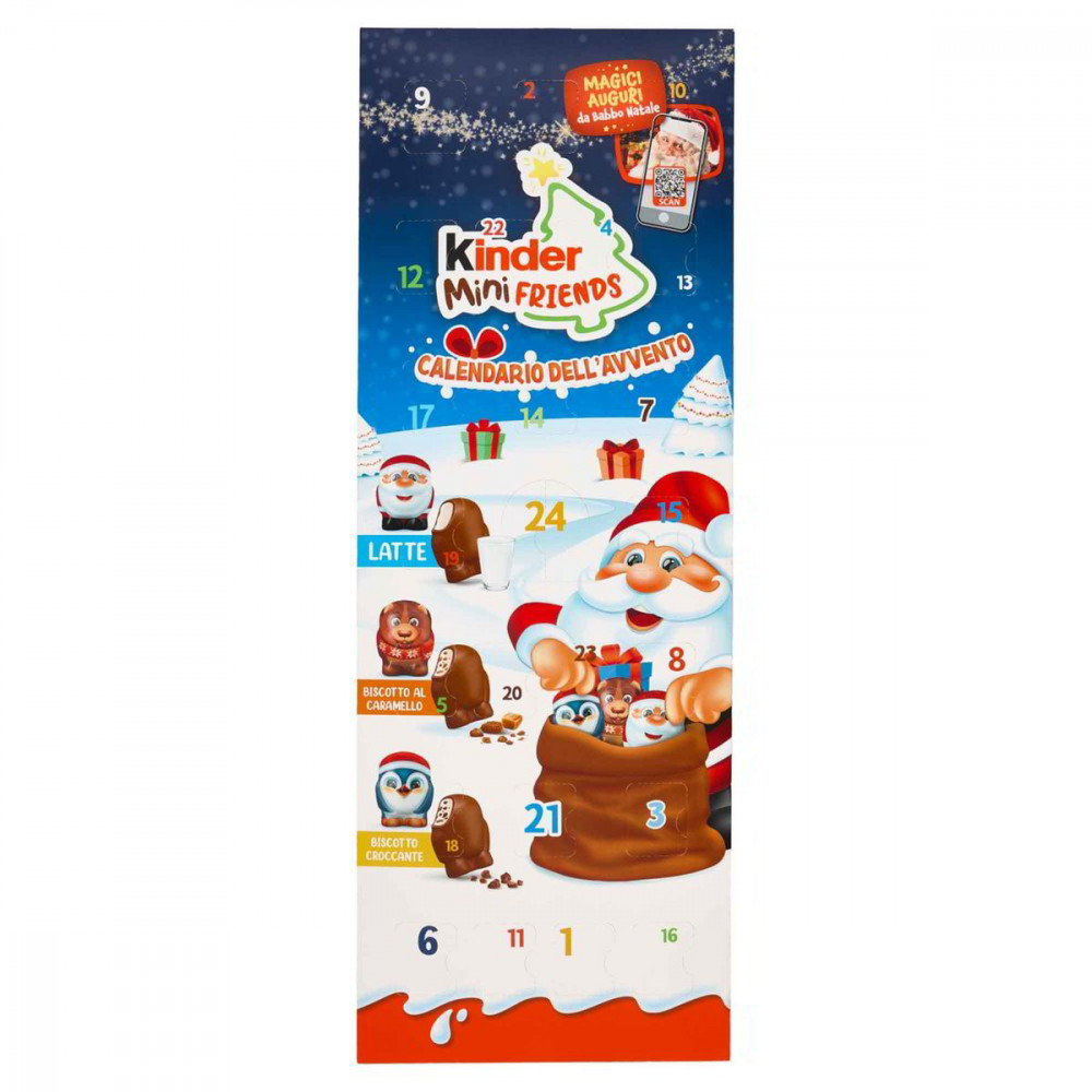 FERRERO CALENDARIO AVVENTO MINI FRIENDS KINDER  146gr