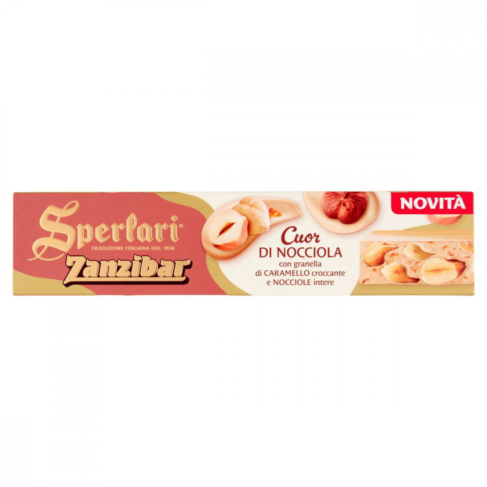 SPERLARI TORRONCINI CUOR DI NOCCIOLA ZANZIBAR 200gr