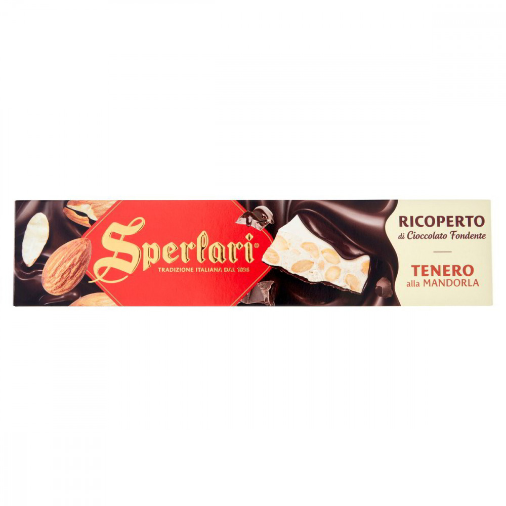 SPERLARI TORRONE TENERO MANDORLA RICOPERTO FONDENTE 200gr