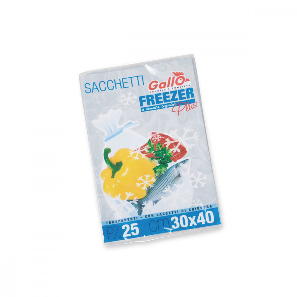 SACCHETTO FRIGO TRASPARENTE 30X40 25PZ