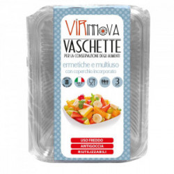 VASCHETTE PET 1000ML 4PORZ