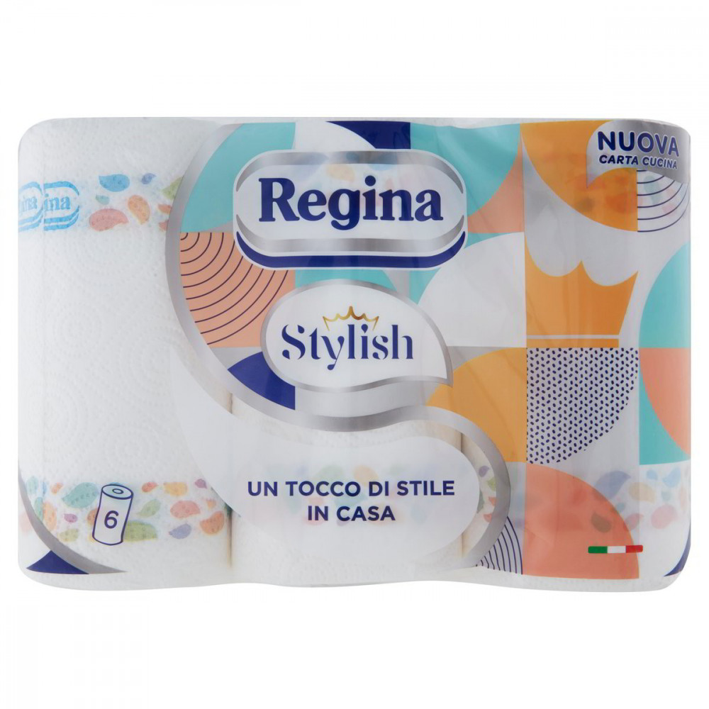 ASCIUGATUTTO STYLISH 6 ROTOLI/2 VELI