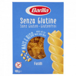 Barilla bezlepkové cestoviny Fusilli 400g