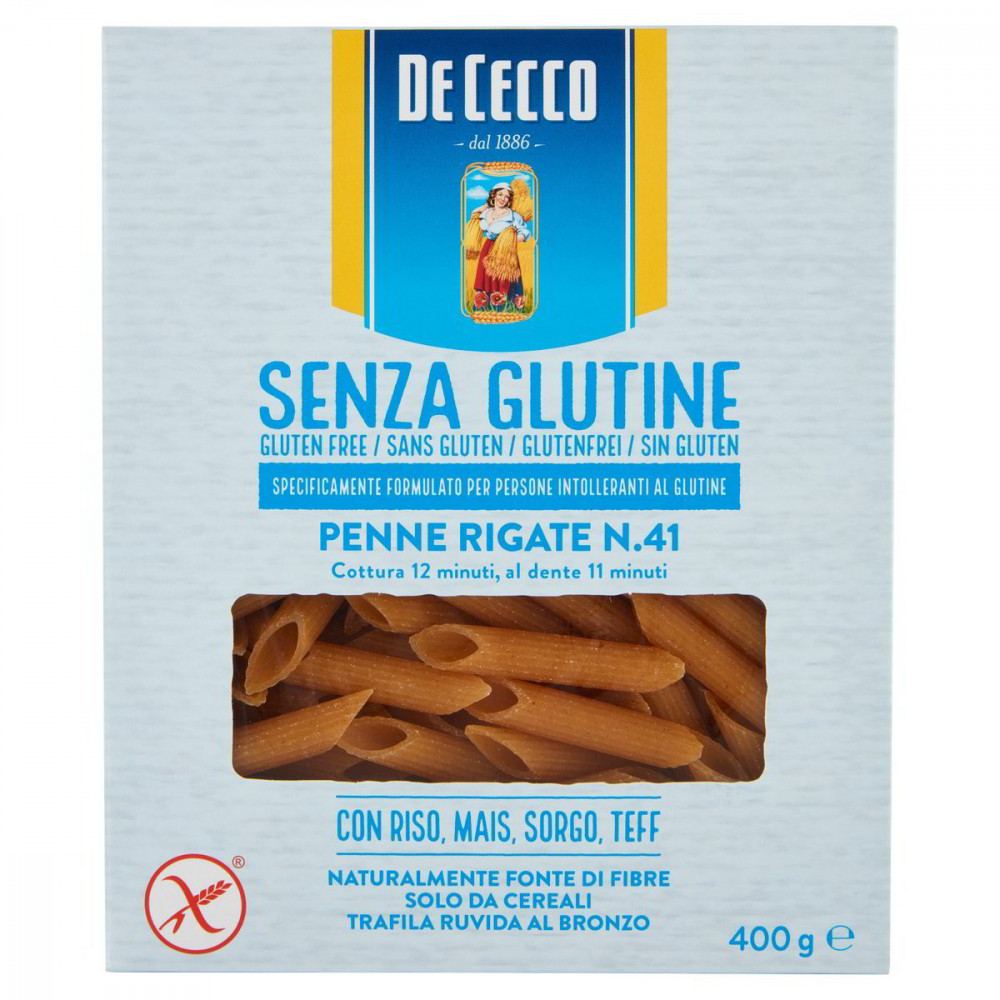 De Cecco bezlepkové cestoviny Penne Rigate n.41 400g