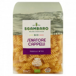 Sgambaro semolínové BIO cestoviny Fusilli 500g