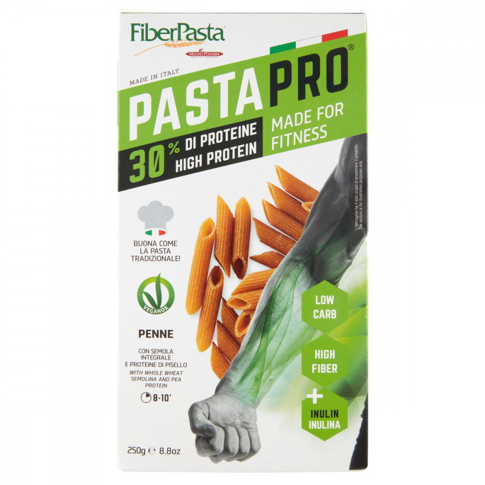 Fiber Pasta cestoviny Protein Penne 250g