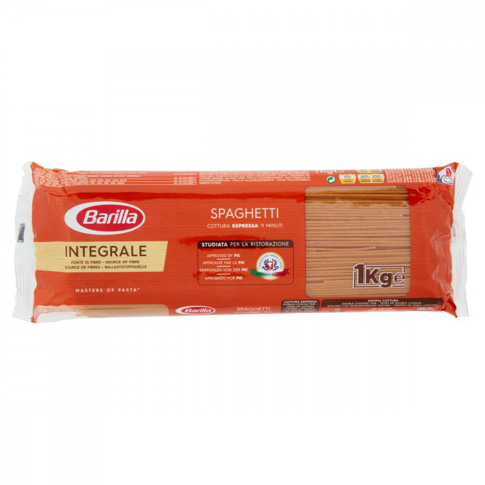 Barilla celozrnné cestoviny Spaghetti 1kg