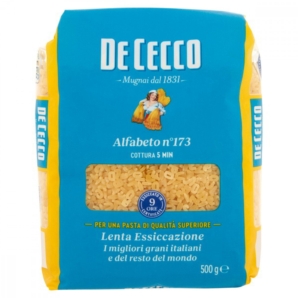 De Cecco cestoviny alfabeno n.173 500g