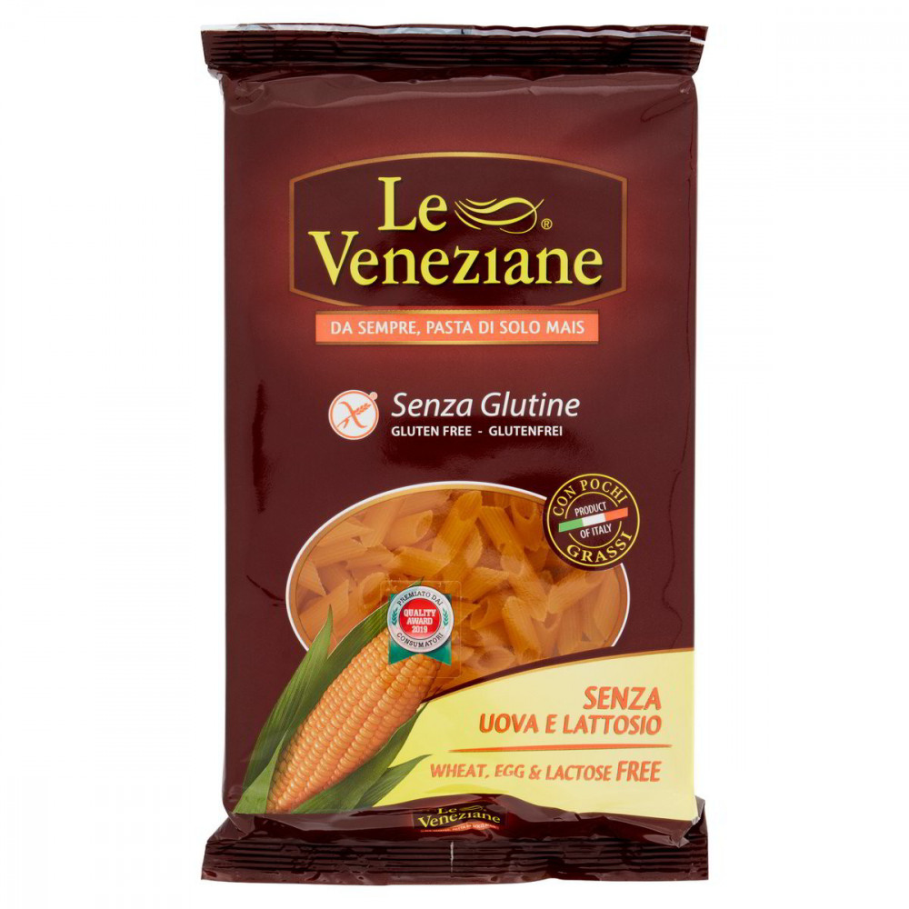 MEZZE PENNE RIGATE DI MAIS SENZA GLUTINE