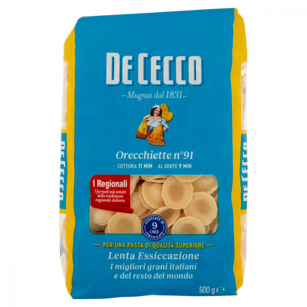 De Cecco semolinové cestoviny Orecchiette n.91 500g