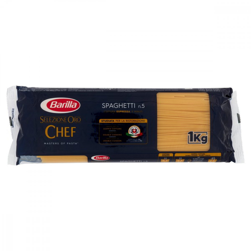 Barilla semolinové cestoviny Spaghetti n.5 1kg