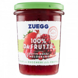 Zuegg džem červené ovocie a granátové jablko 100% ovocná chuť 250g