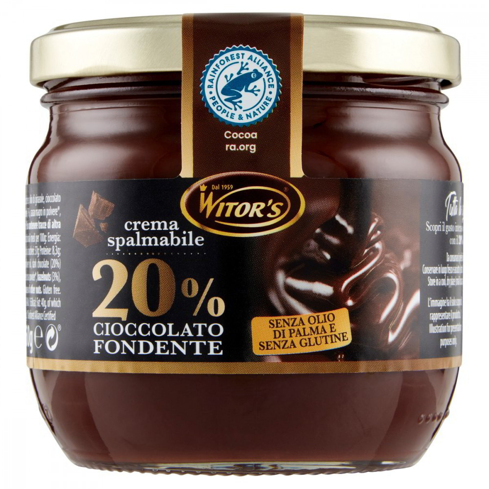 CREMA SPALMABILE 20% CIOCCOLATO FONDENTE