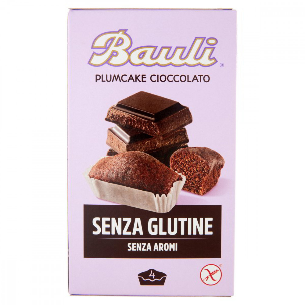 PLUMCAKE CIOCCOLATO SENZA GLUTINE PZ. 4