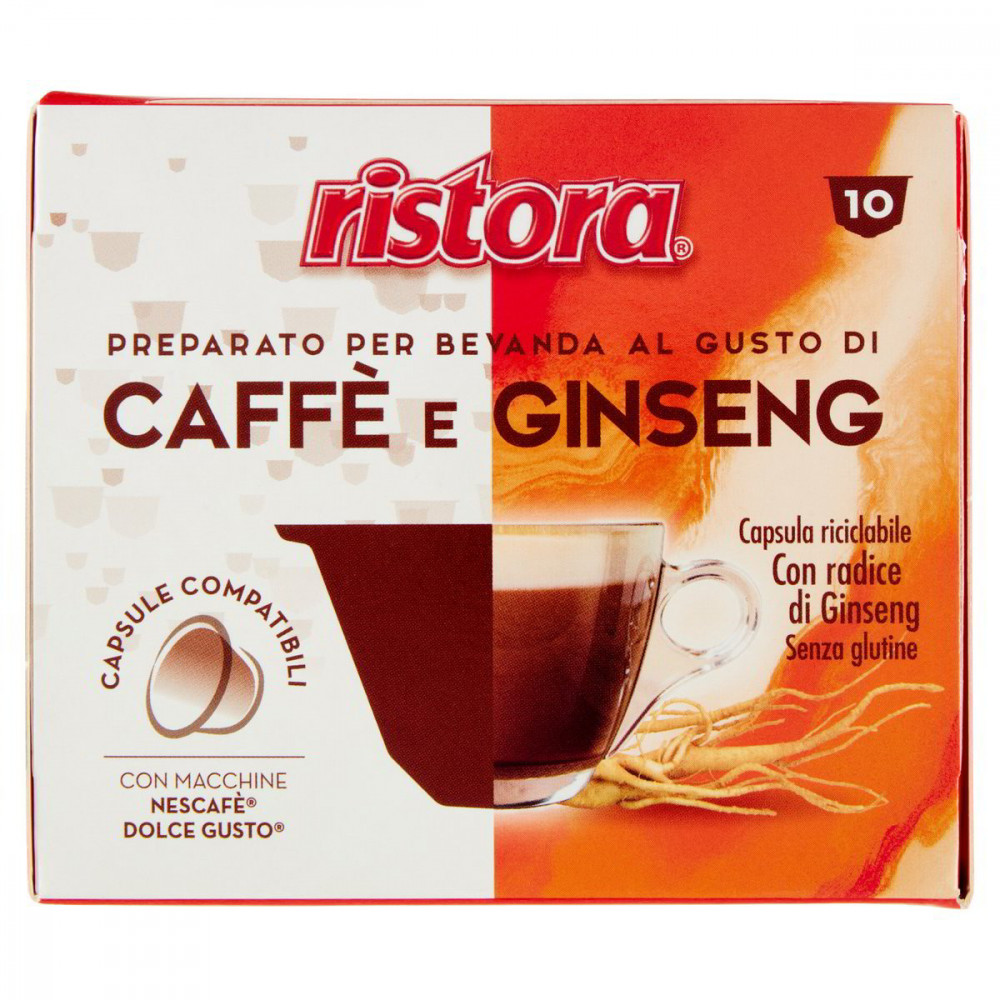 CAFF?&GINSENG COMP.DOLCE GUSTO X10